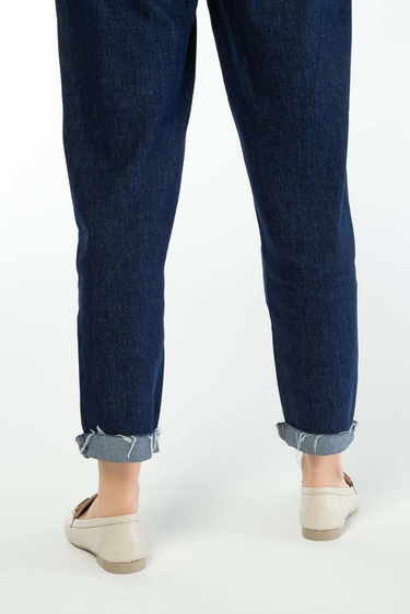  Tamer Tanca Kadın Hakiki Deri Bej Loafer Ayakkabı