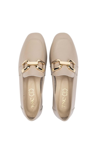  Tamer Tanca Kadın Hakiki Deri Vizon Loafer Ayakkabı