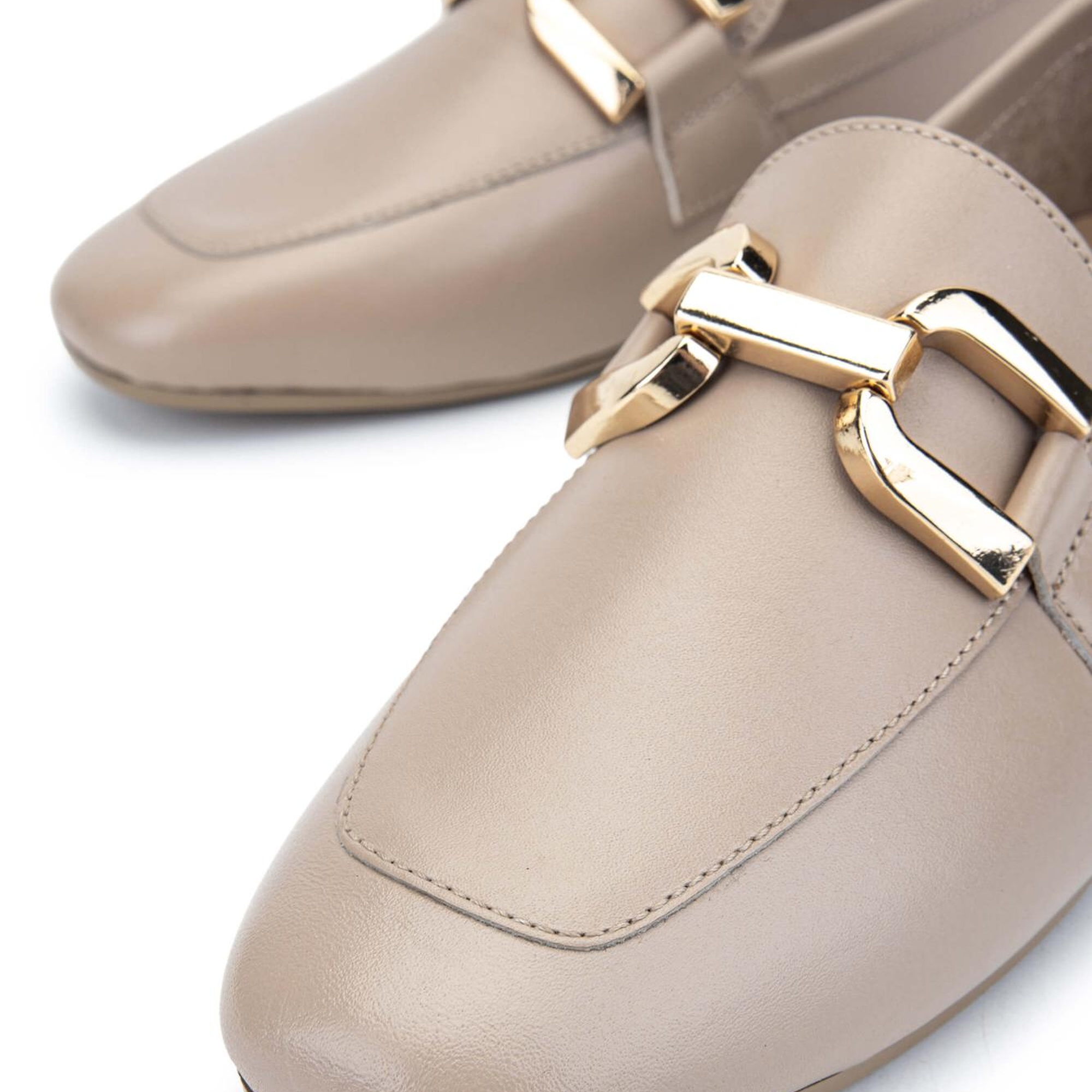 Tamer Tanca Kadın Hakiki Deri Vizon Loafer Ayakkabı