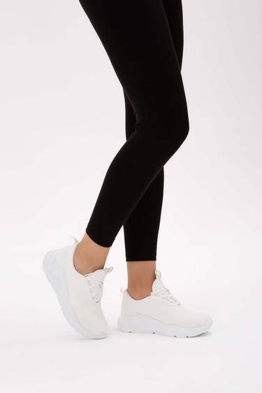  Tamer Tanca Kadın Tekstil Beyaz Casual Ayakkabı