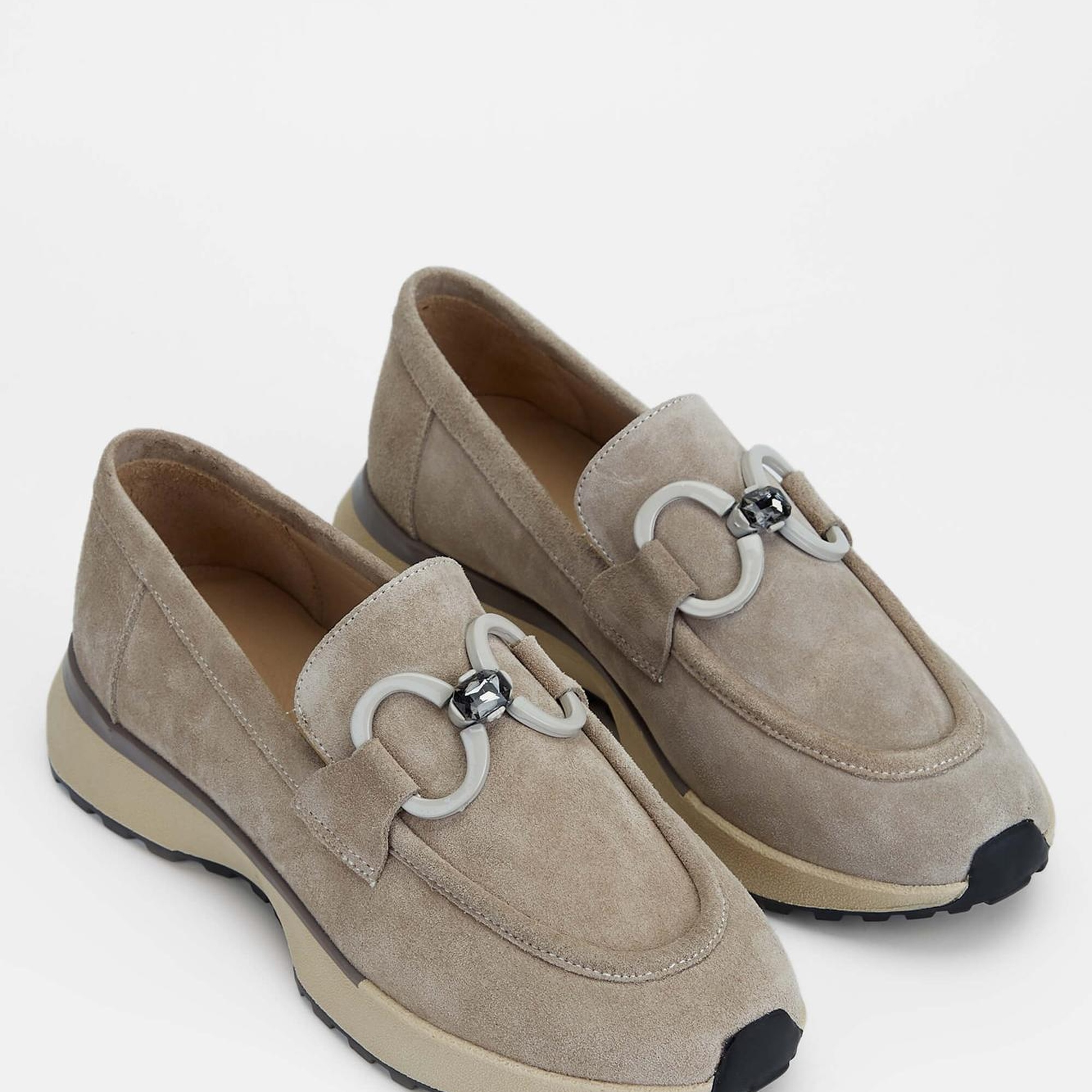 Tamer Tanca Kadın Hakiki Deri Bej Casual Ayakkabı