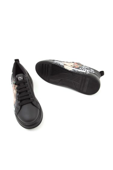  Tamer Tanca Kadın Vegan Siyah Sneakers & Spor Ayakkabı