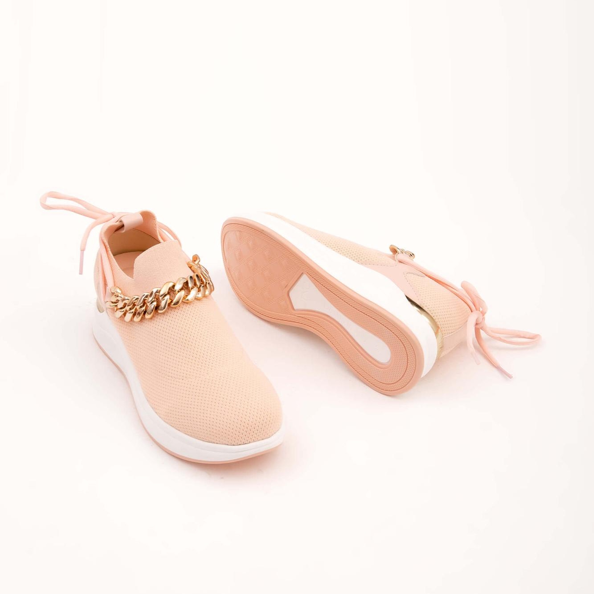 Tamer Tanca Kadın Tekstil Pudra Sneakers & Spor Ayakkabı