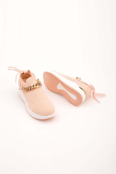  Tamer Tanca Kadın Tekstil Pudra Sneakers & Spor Ayakkabı