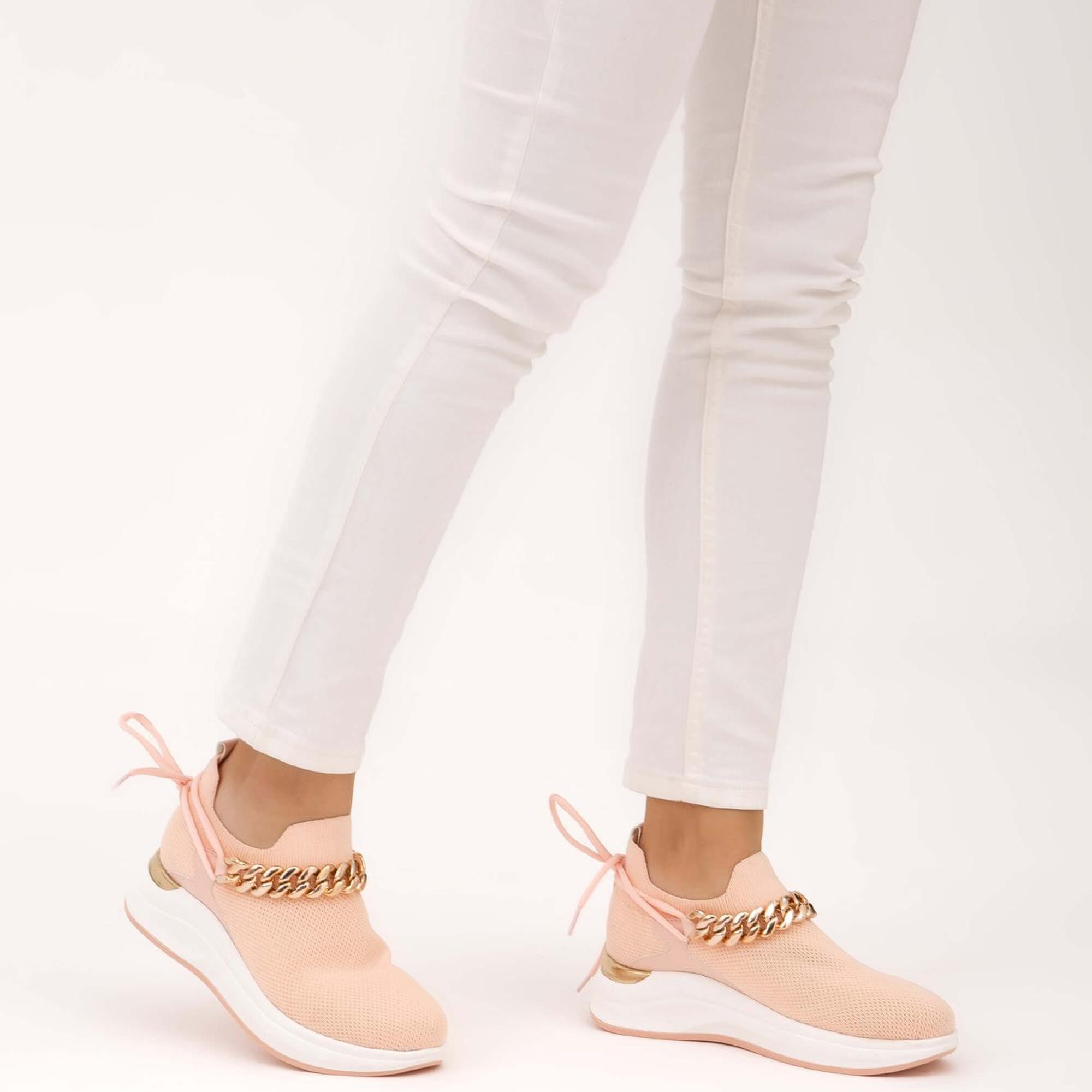 Tamer Tanca Kadın Tekstil Pudra Sneakers & Spor Ayakkabı