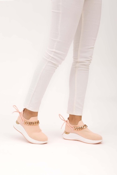  Tamer Tanca Kadın Tekstil Pudra Sneakers & Spor Ayakkabı