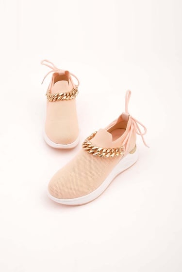  Tamer Tanca Kadın Tekstil Pudra Sneakers & Spor Ayakkabı