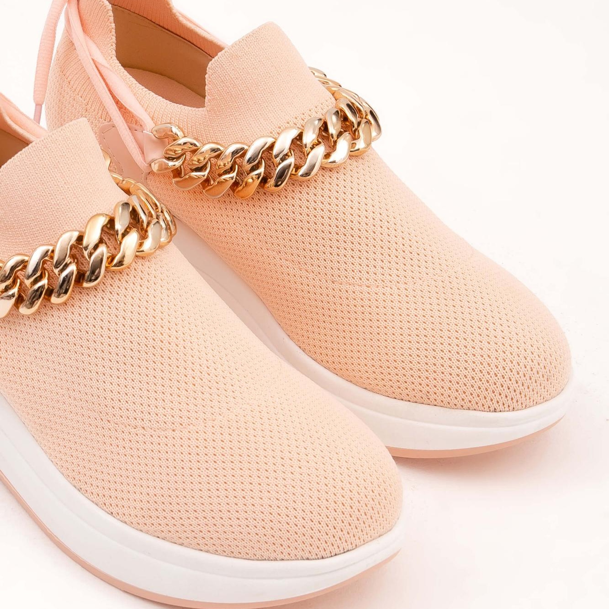 Tamer Tanca Kadın Tekstil Pudra Sneakers & Spor Ayakkabı