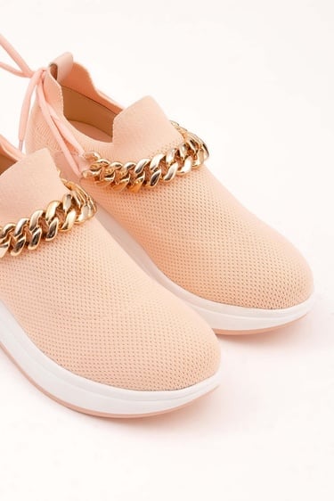  Tamer Tanca Kadın Tekstil Pudra Sneakers & Spor Ayakkabı