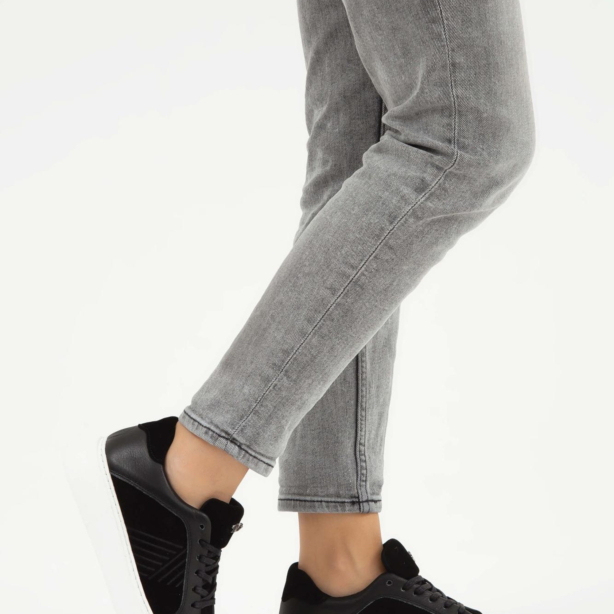 Tamer Tanca Kadın Vegan Siyah Sneakers & Spor Ayakkabı