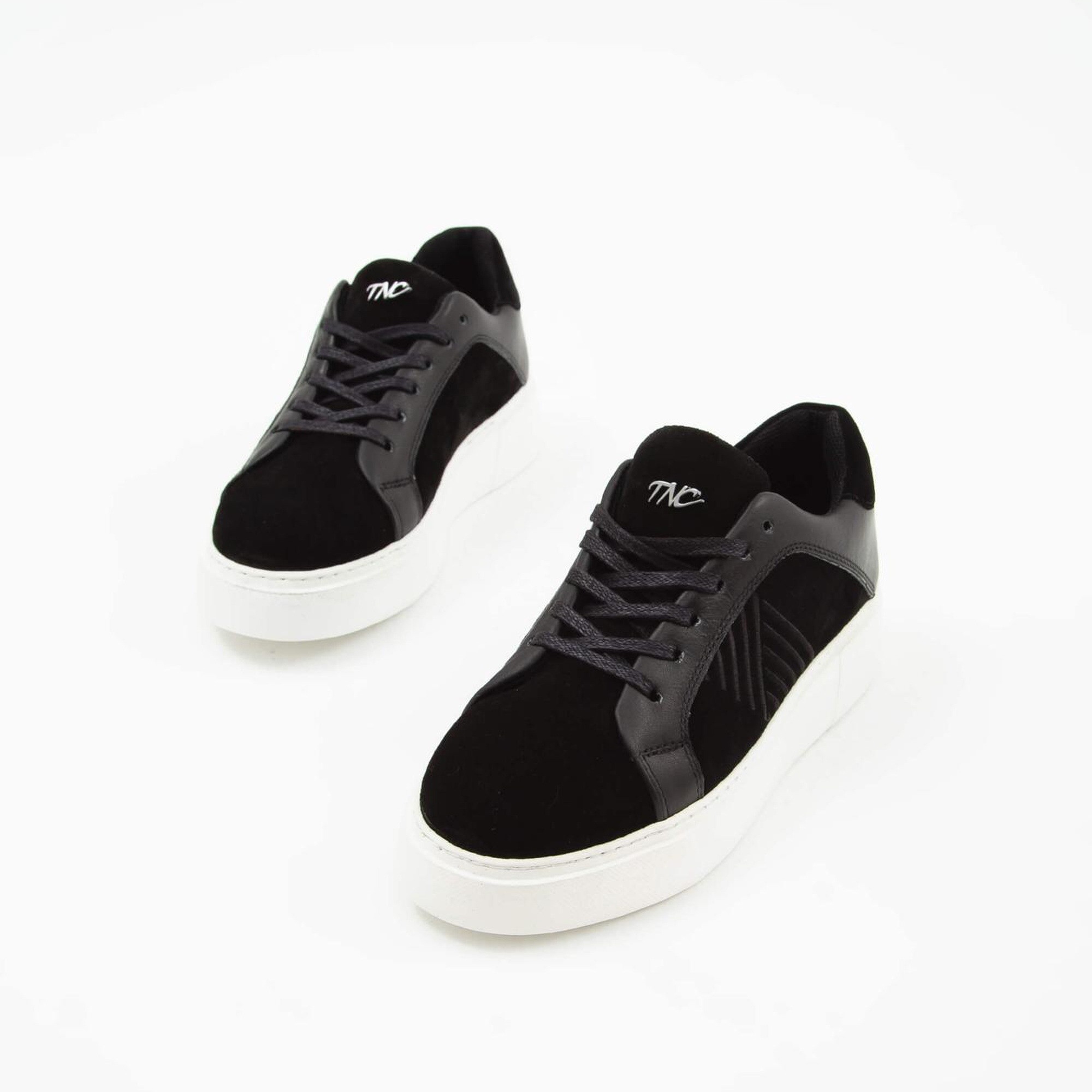 Tamer Tanca Kadın Vegan Siyah Sneakers & Spor Ayakkabı