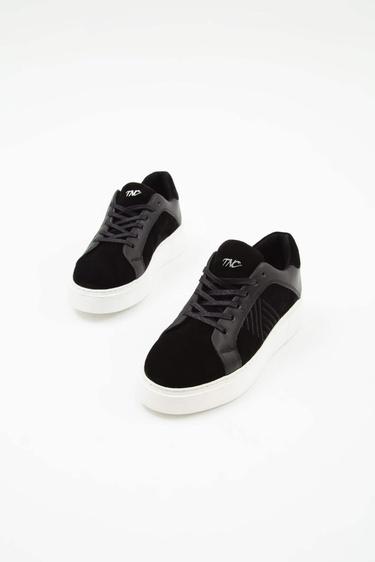  Tamer Tanca Kadın Vegan Siyah Sneakers & Spor Ayakkabı