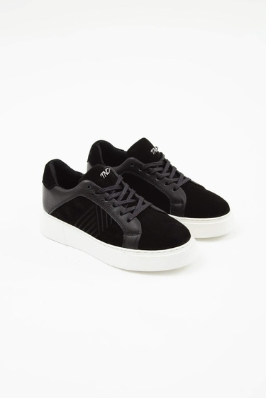  Tamer Tanca Kadın Vegan Siyah Sneakers & Spor Ayakkabı