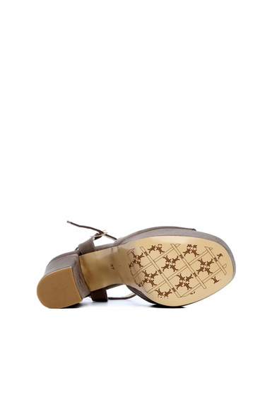  Tamer Tanca Kadın Vegan Bej Abiye Ayakkabı