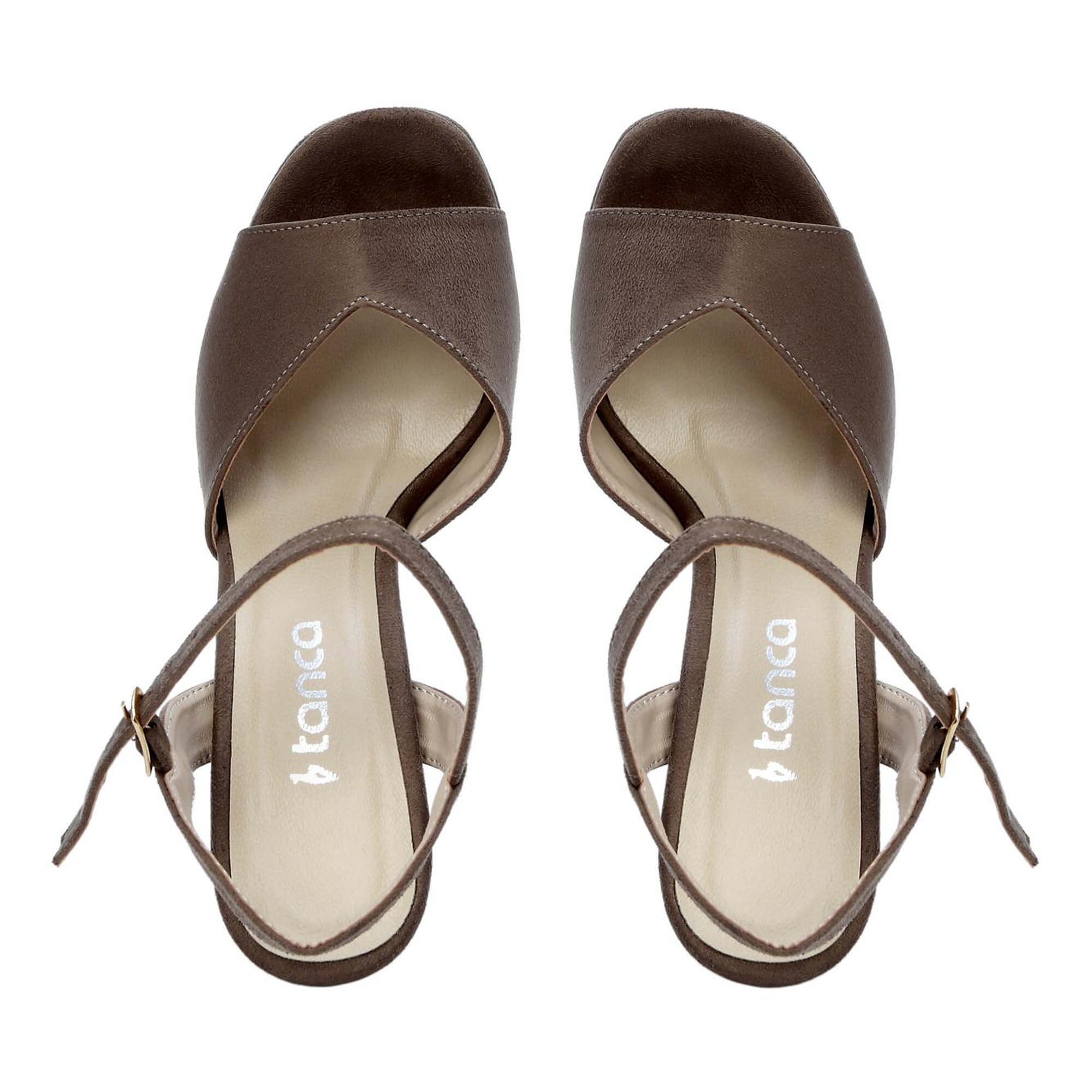 Tamer Tanca Kadın Vegan Bej Abiye Ayakkabı