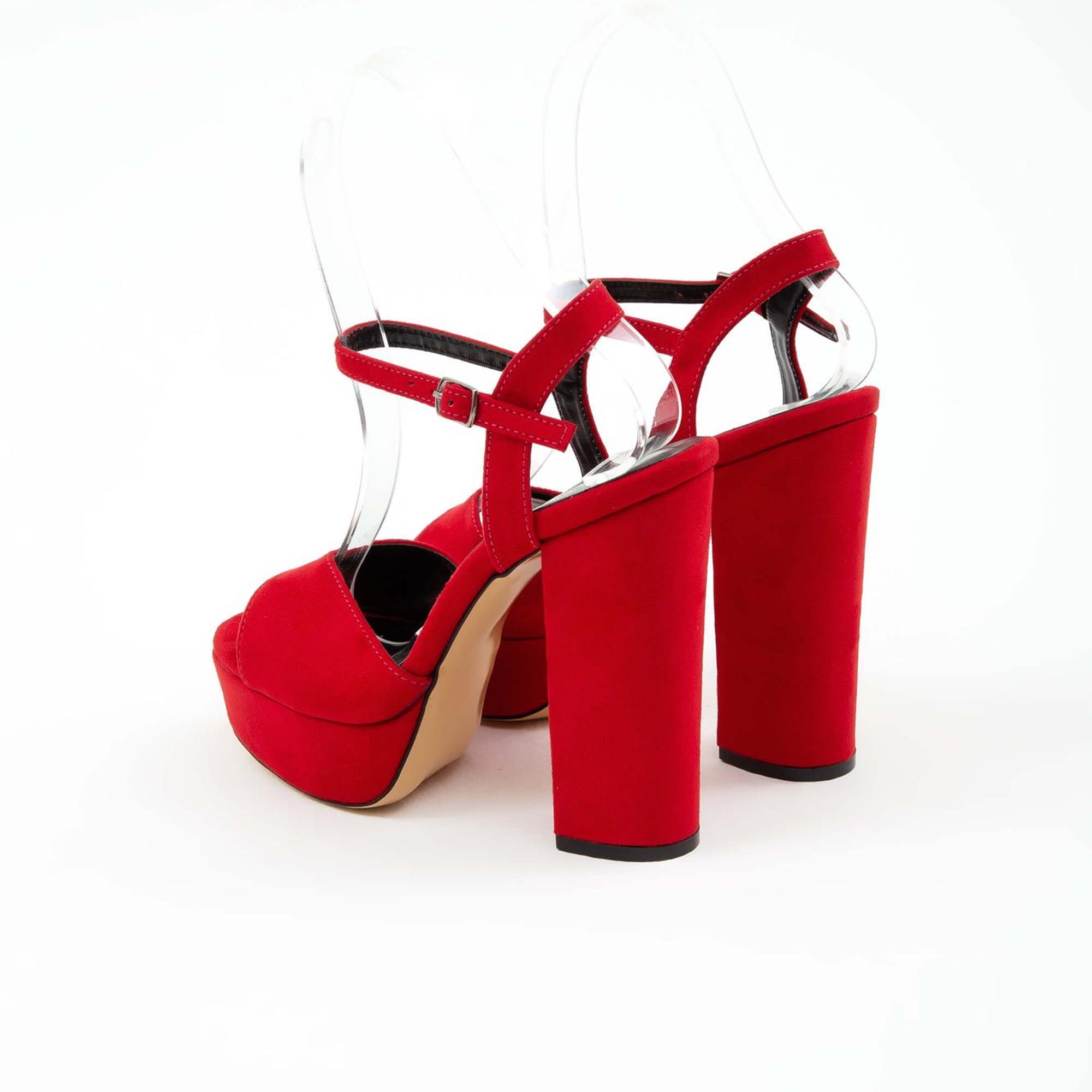 Tamer Tanca Kadın Vegan Kırmızı Abiye Ayakkabı