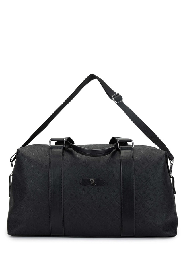  Tamer Tanca Kadın Vegan Siyah El Valizi Çanta