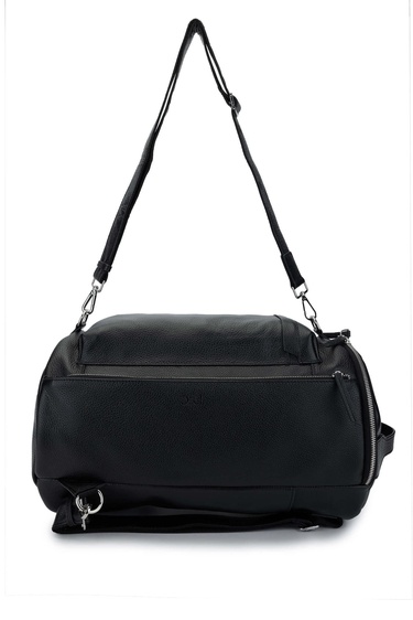  Tamer Tanca Kadın Hakiki Deri Siyah Floter Spor Çanta