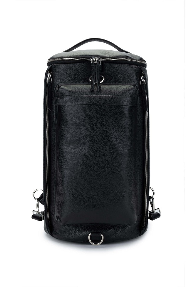  Tamer Tanca Kadın Hakiki Deri Siyah Floter Spor Çanta