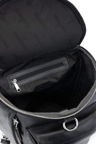  Tamer Tanca Kadın Hakiki Deri Siyah Floter Spor Çanta