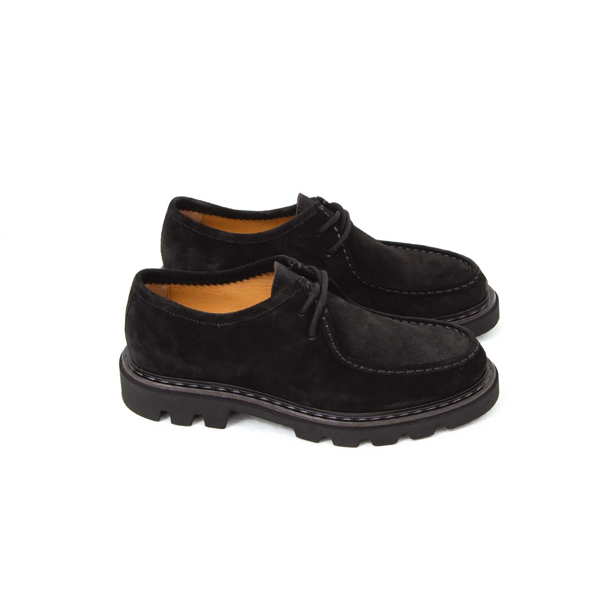 Tamer Tanca Erkek Hakiki Deri Siyah Süet Casual Ayakkabı