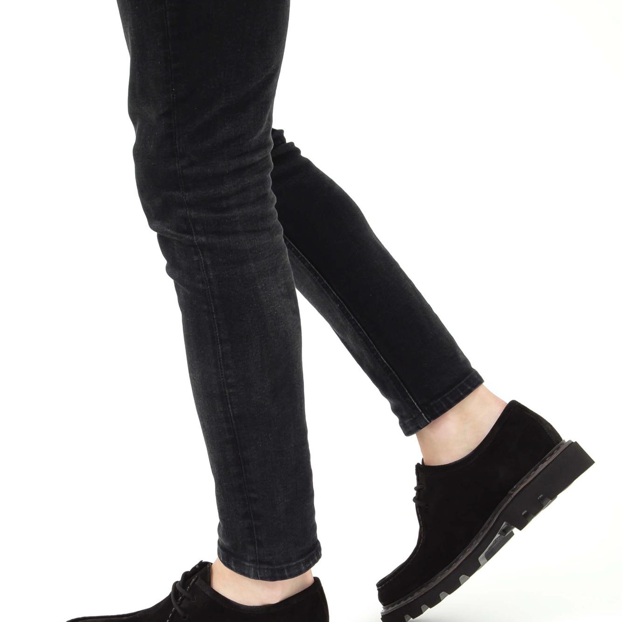 Tamer Tanca Erkek Hakiki Deri Siyah Süet Casual Ayakkabı