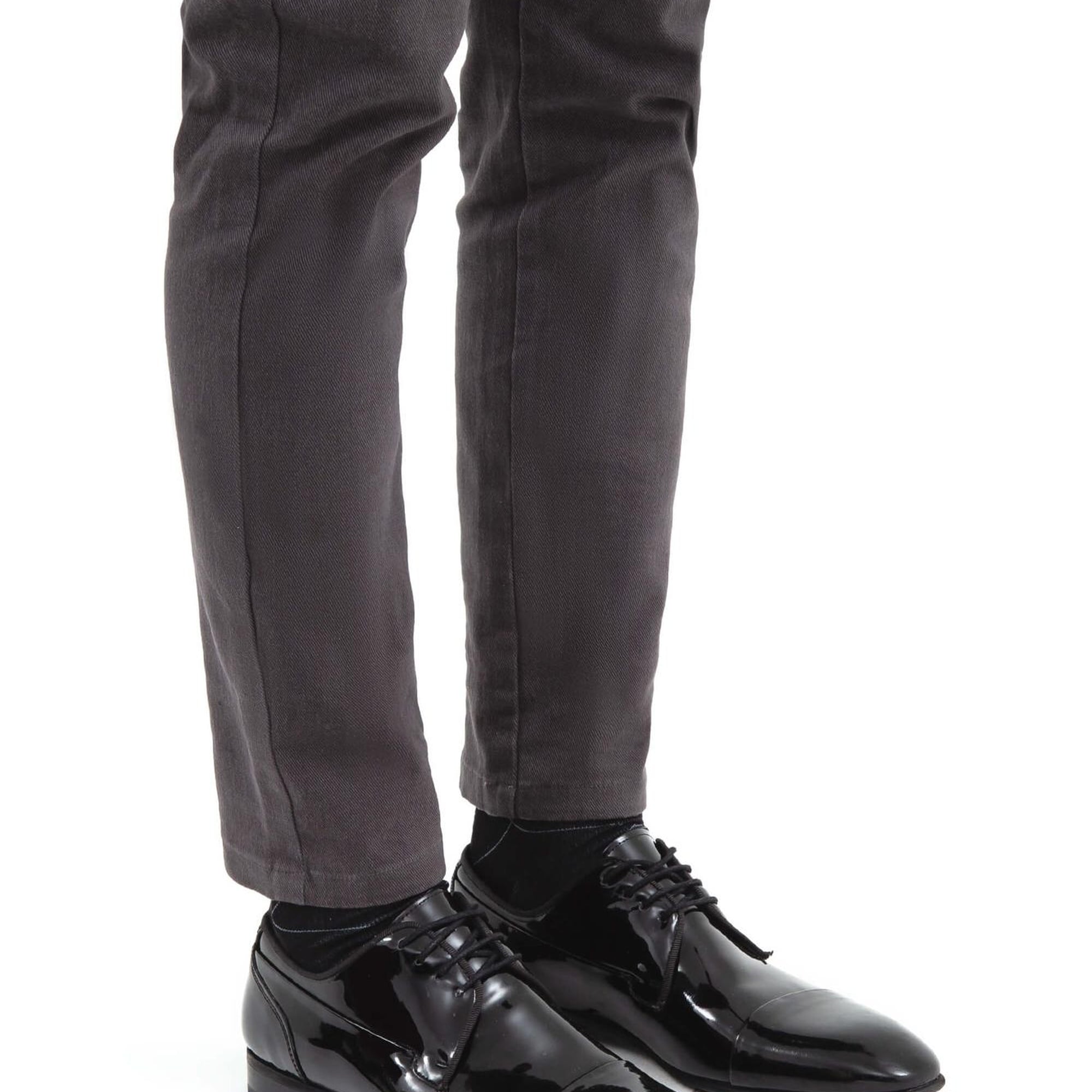 Tamer Tanca Erkek Hakiki Deri Siyah Rugan Klasik Ayakkabı