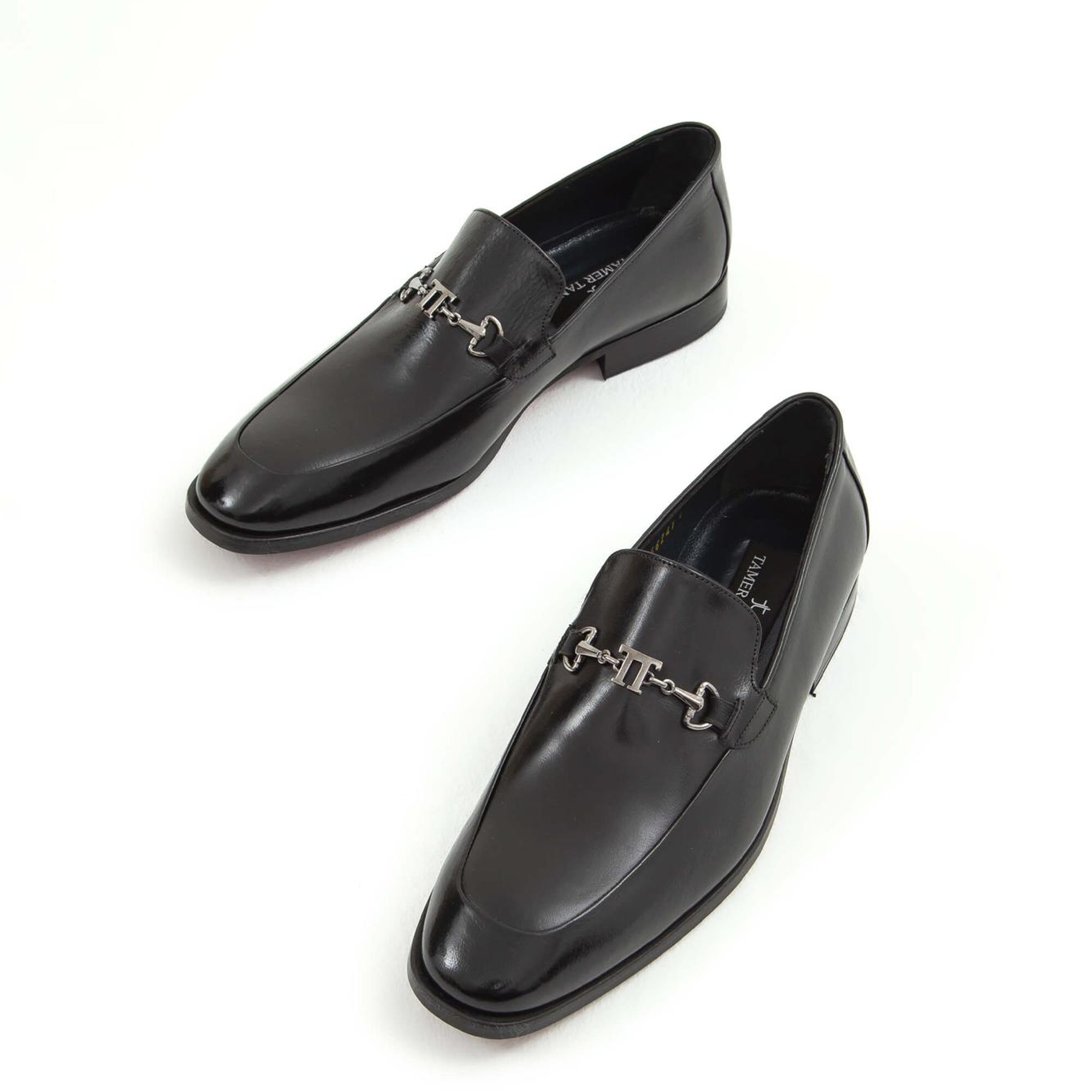 Tamer Tanca Erkek Hakiki Deri Siyah Klasik Ayakkabı