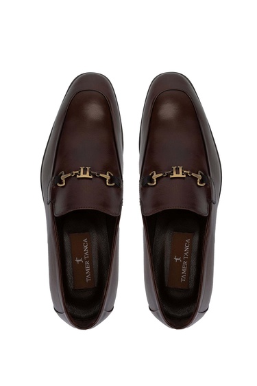  Tamer Tanca Erkek Hakiki Deri Taba Bufalo Klasik Ayakkabı