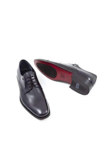  Tamer Tanca Erkek Hakiki Deri Lacivert Klasik Ayakkabı