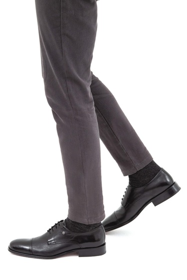  Tamer Tanca Erkek Hakiki Deri Siyah Klasik Ayakkabı