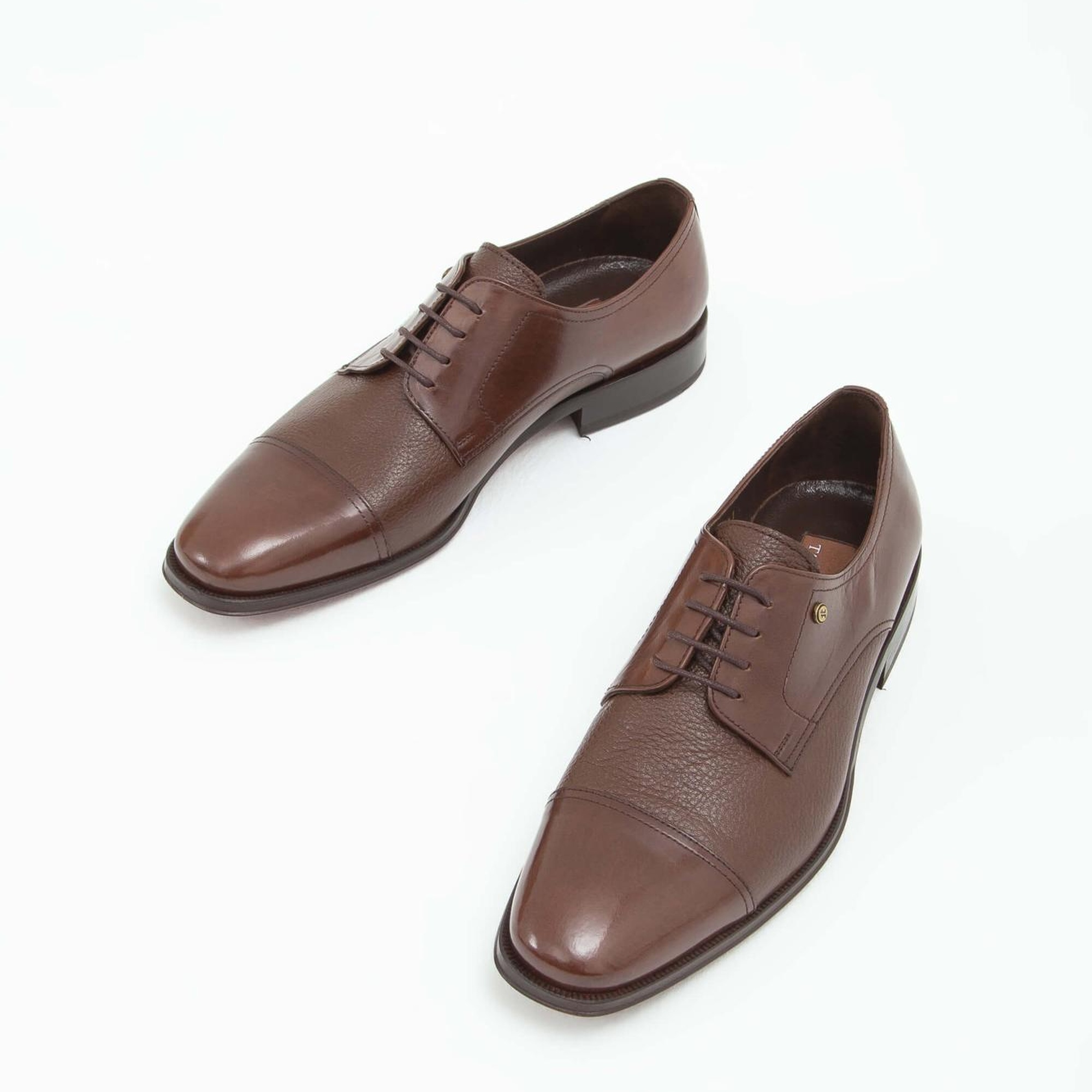 Tamer Tanca Erkek Hakiki Deri Taba Bufalo Klasik Ayakkabı