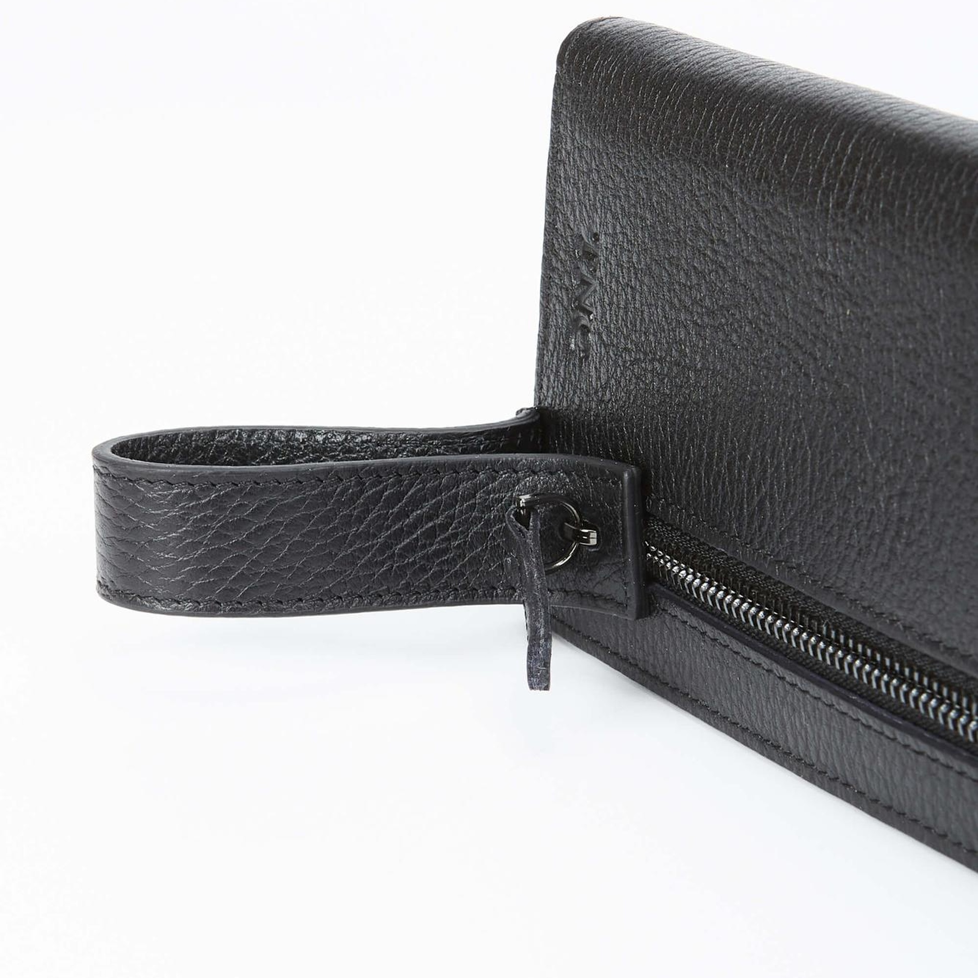 Tamer Tanca Erkek Hakiki Deri Siyah Floter El Çantası