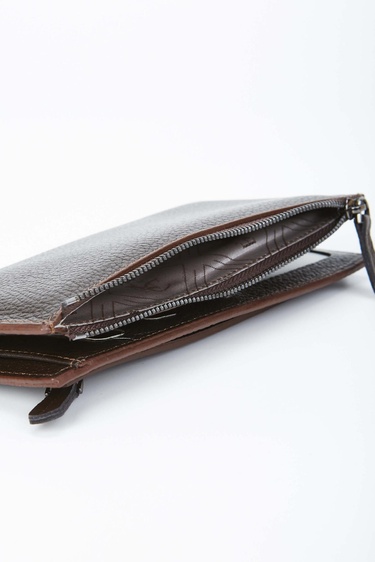  Tamer Tanca Erkek Hakiki Deri Kahverengi Floter El Çantası