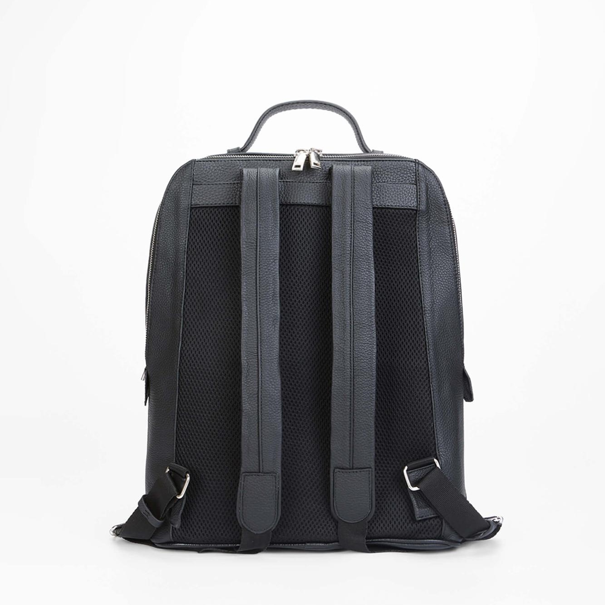 Tamer Tanca Erkek Hakiki Deri Siyah Floter Sırt Çantası