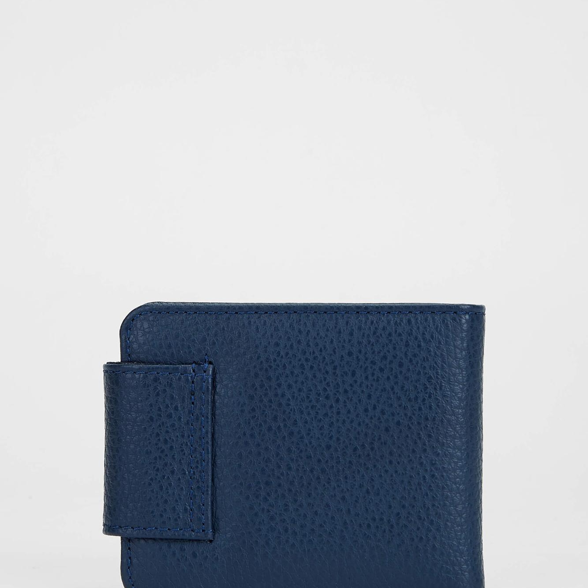 Tamer Tanca Erkek Hakiki Deri Lacivert Cüzdan Cuzdan