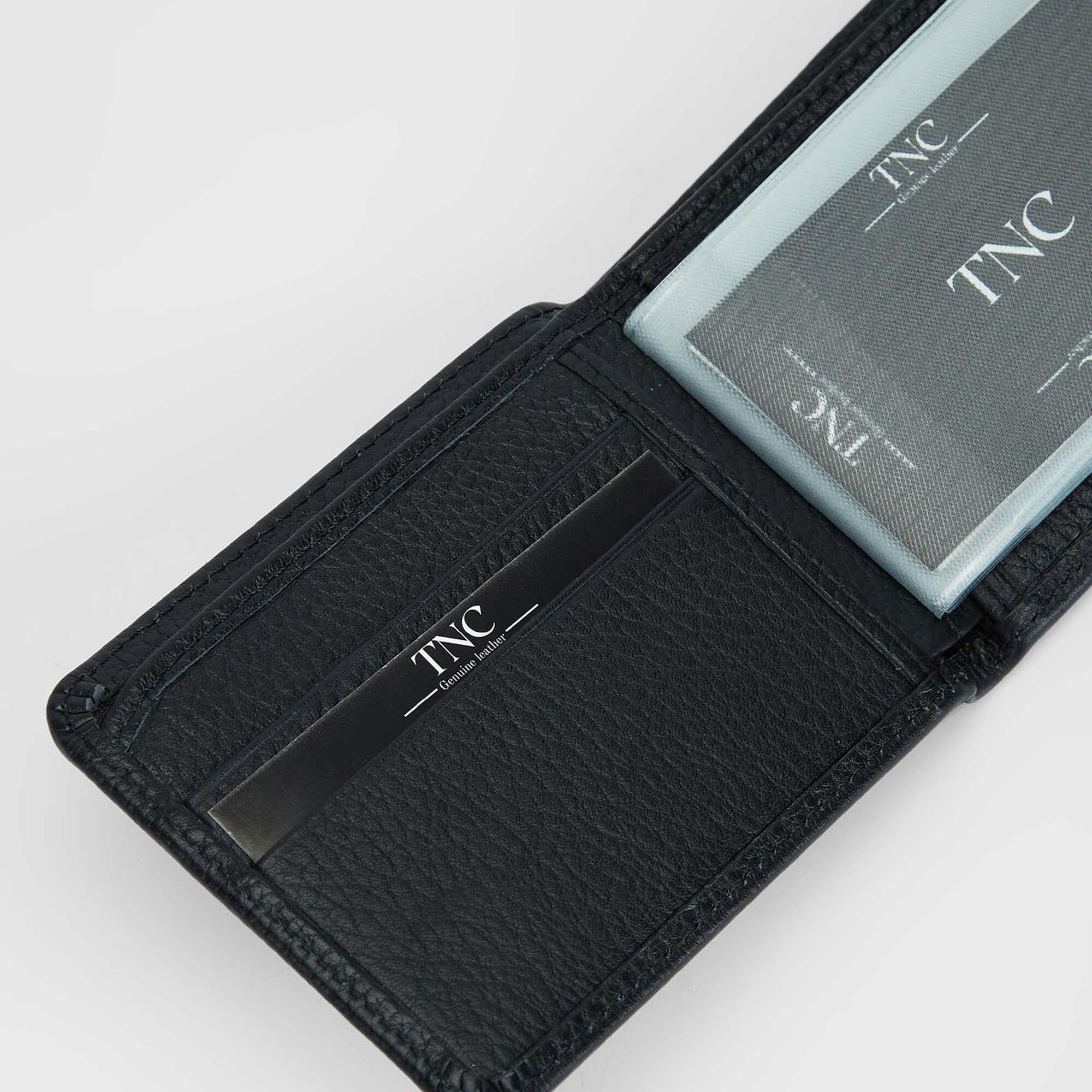 Tamer Tanca Erkek Hakiki Deri Siyah Cüzdan Cuzdan