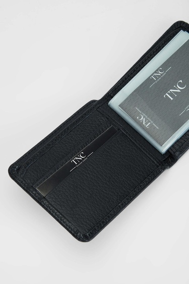  Tamer Tanca Erkek Hakiki Deri Siyah Cüzdan Cuzdan