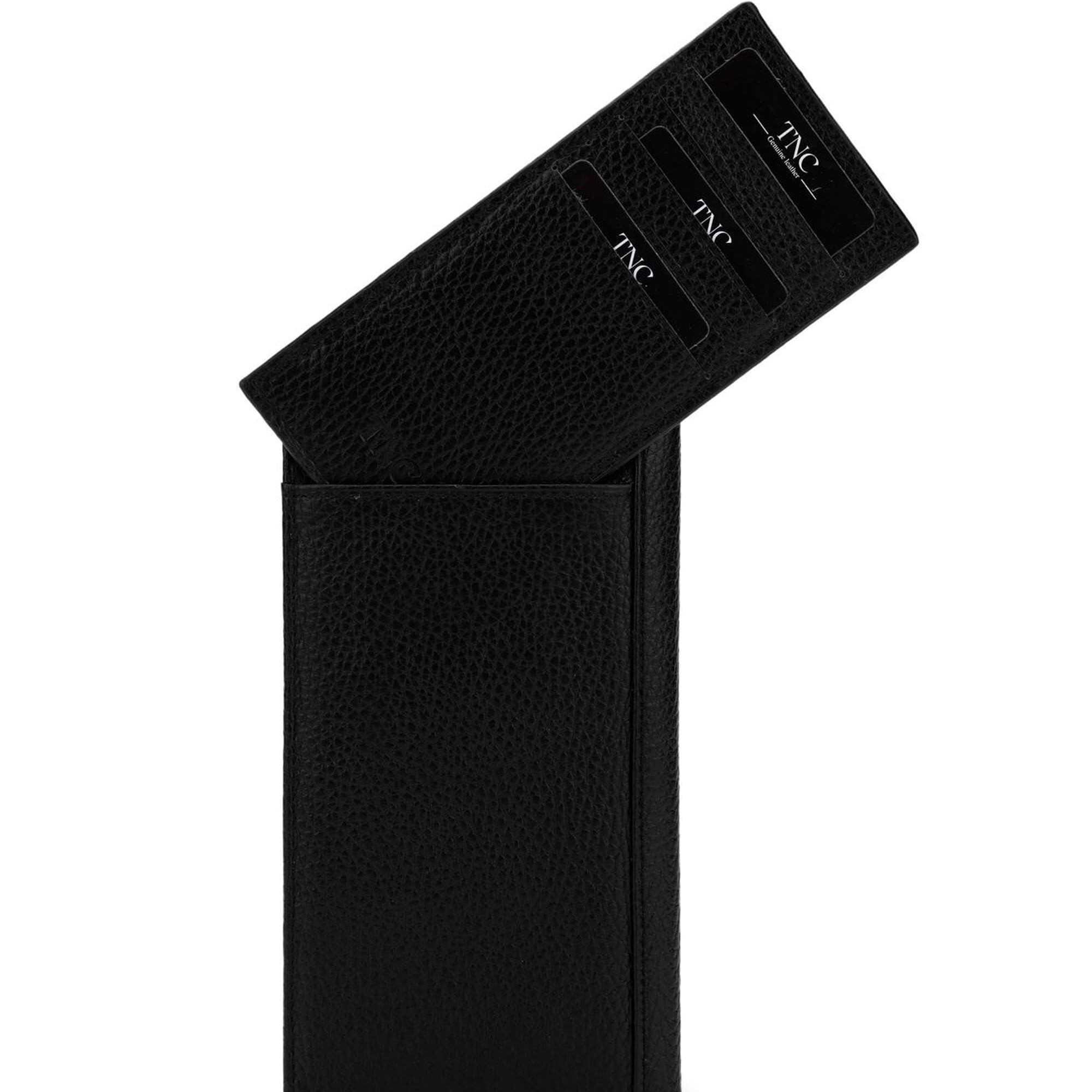 Tamer Tanca Erkek Hakiki Deri Siyah Cüzdan Cuzdan