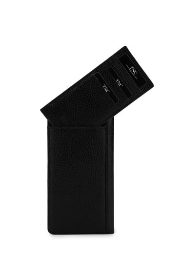  Tamer Tanca Erkek Hakiki Deri Siyah Cüzdan Cuzdan