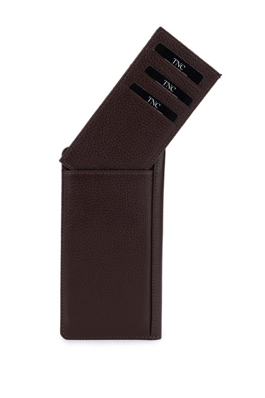  Tamer Tanca Erkek Hakiki Deri Kahverengi Cüzdan Cuzdan