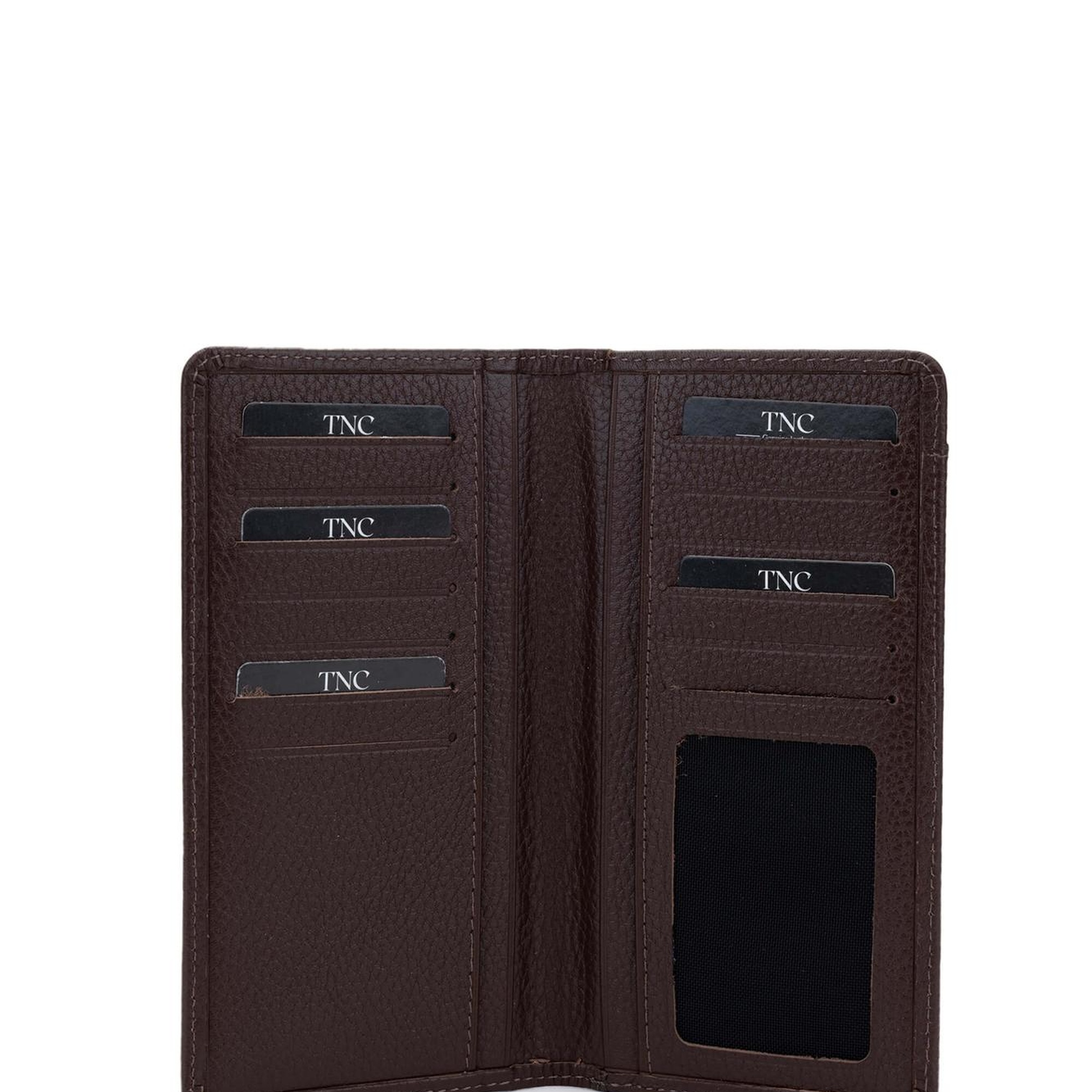 Tamer Tanca Erkek Hakiki Deri Kahverengi Cüzdan Cuzdan