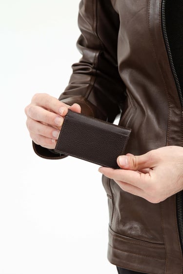  Tamer Tanca Erkek Hakiki Deri Kahverengi Kartlık