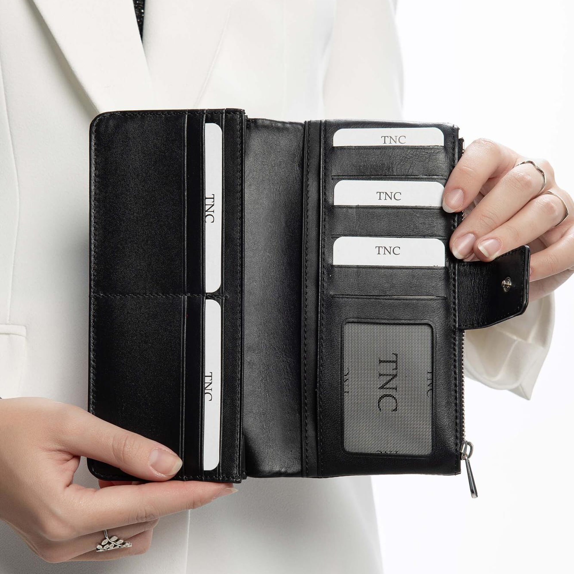 Tamer Tanca Erkek Hakiki Deri Siyah Cüzdan Cuzdan