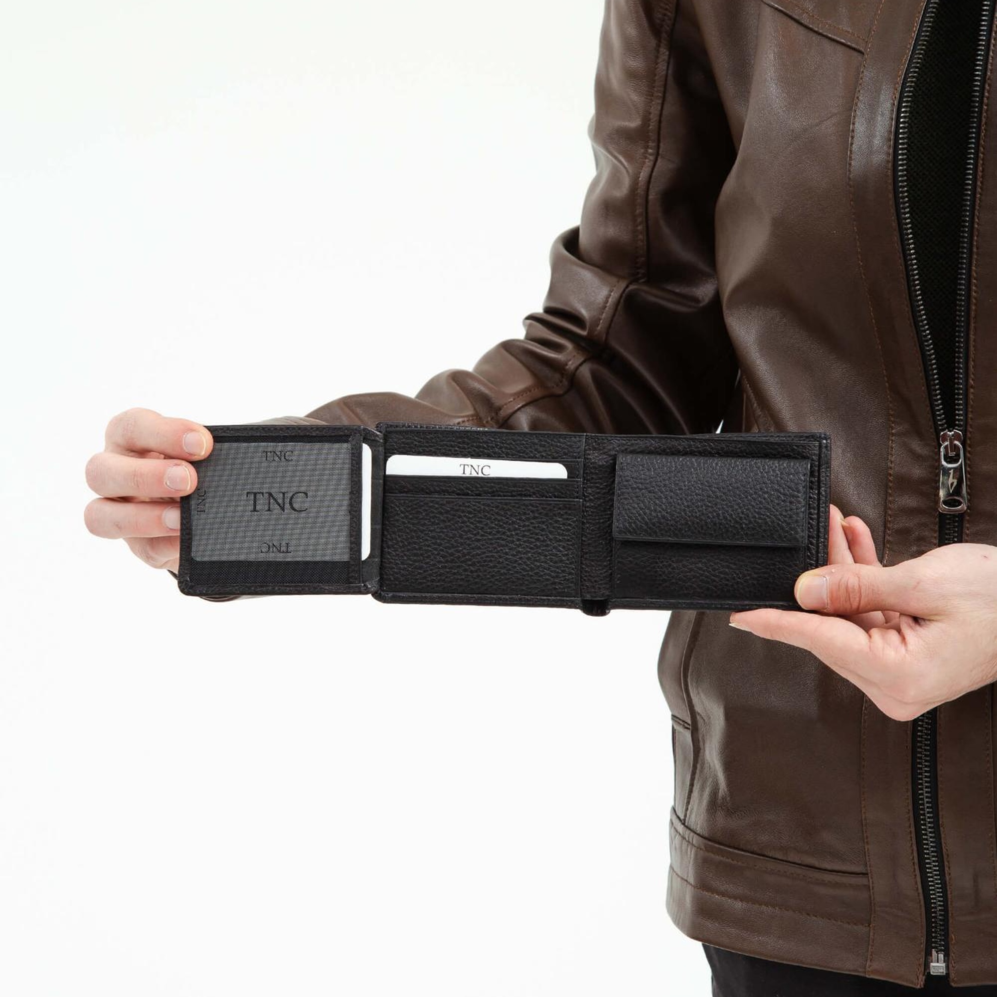 Tamer Tanca Erkek Hakiki Deri Siyah Cüzdan Cuzdan