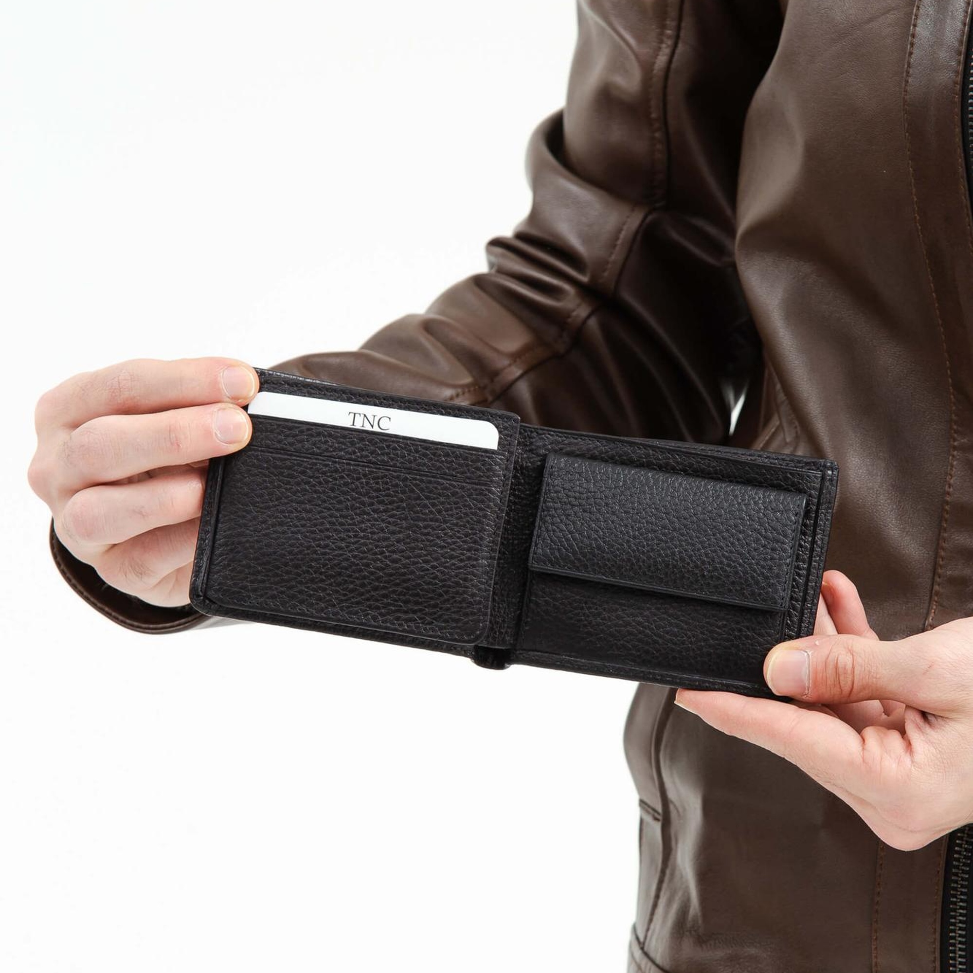 Tamer Tanca Erkek Hakiki Deri Siyah Cüzdan Cuzdan