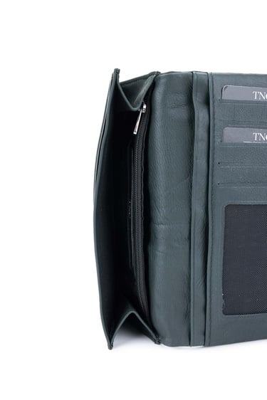  Tamer Tanca Erkek Hakiki Deri Haki Cüzdan Cuzdan