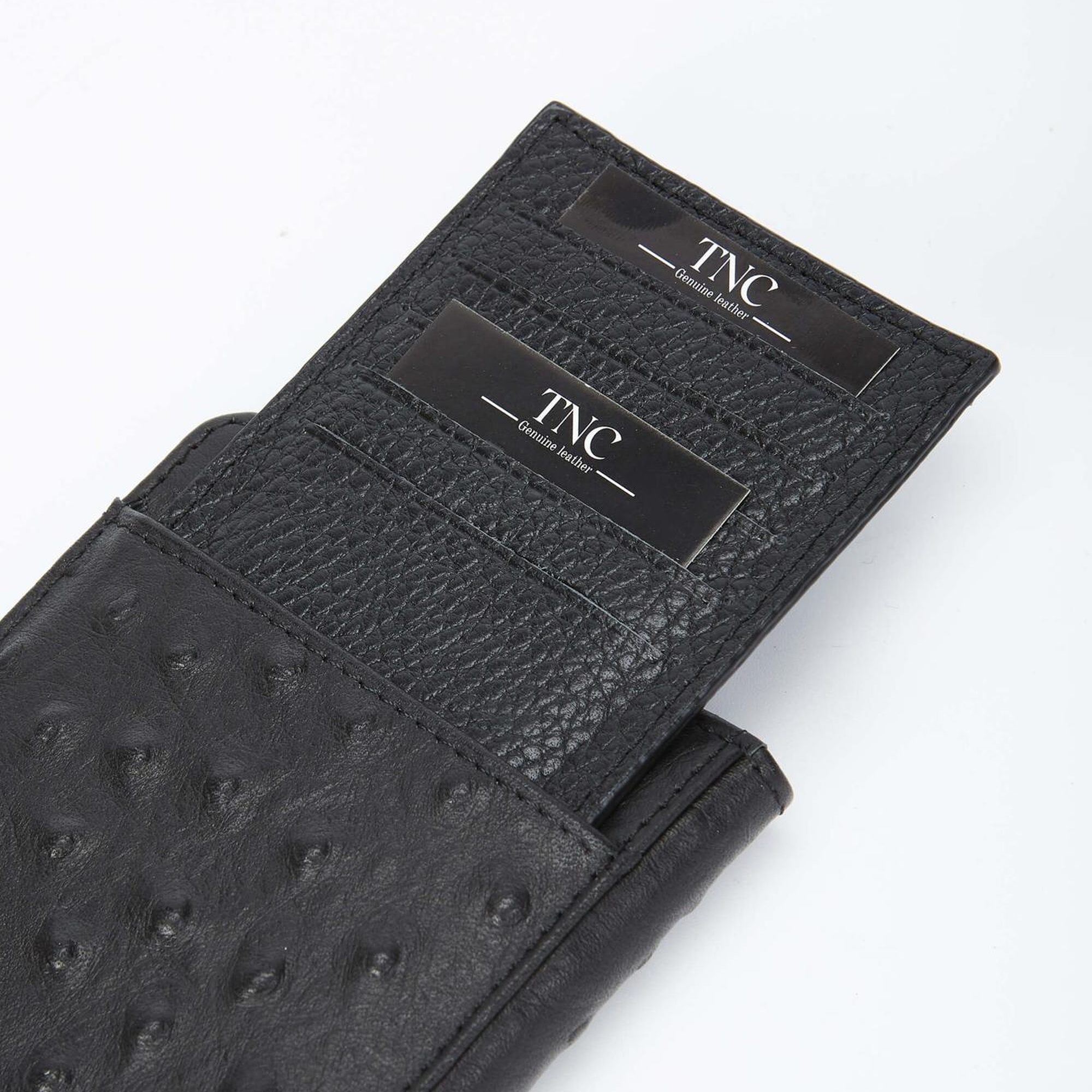 Tamer Tanca Erkek Hakiki Deri Siyah Cüzdan Cuzdan