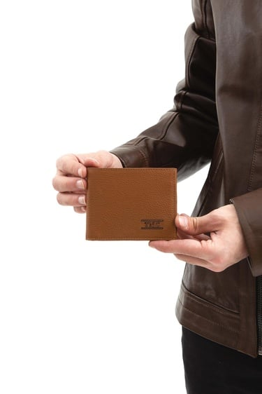  Tamer Tanca Erkek Hakiki Deri Taba Cüzdan Cuzdan