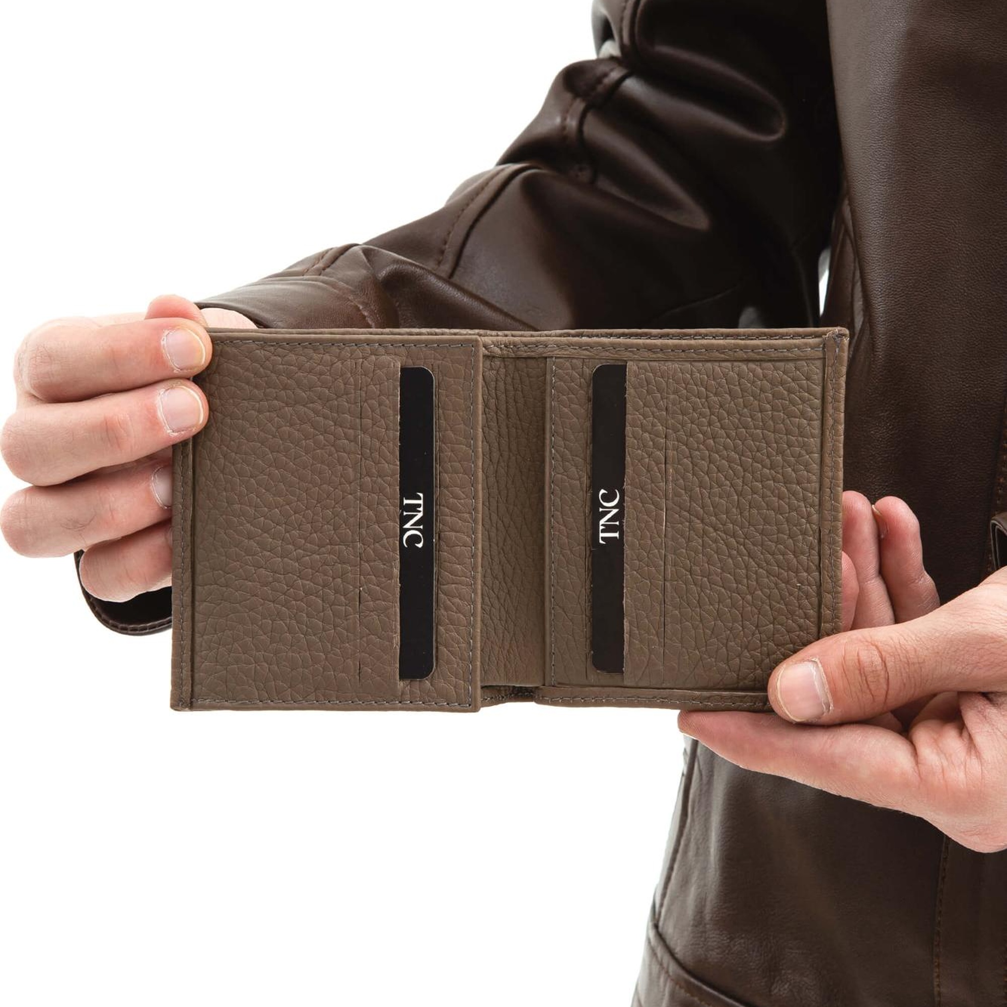 Tamer Tanca Erkek Hakiki Deri Vizon Cüzdan Cuzdan